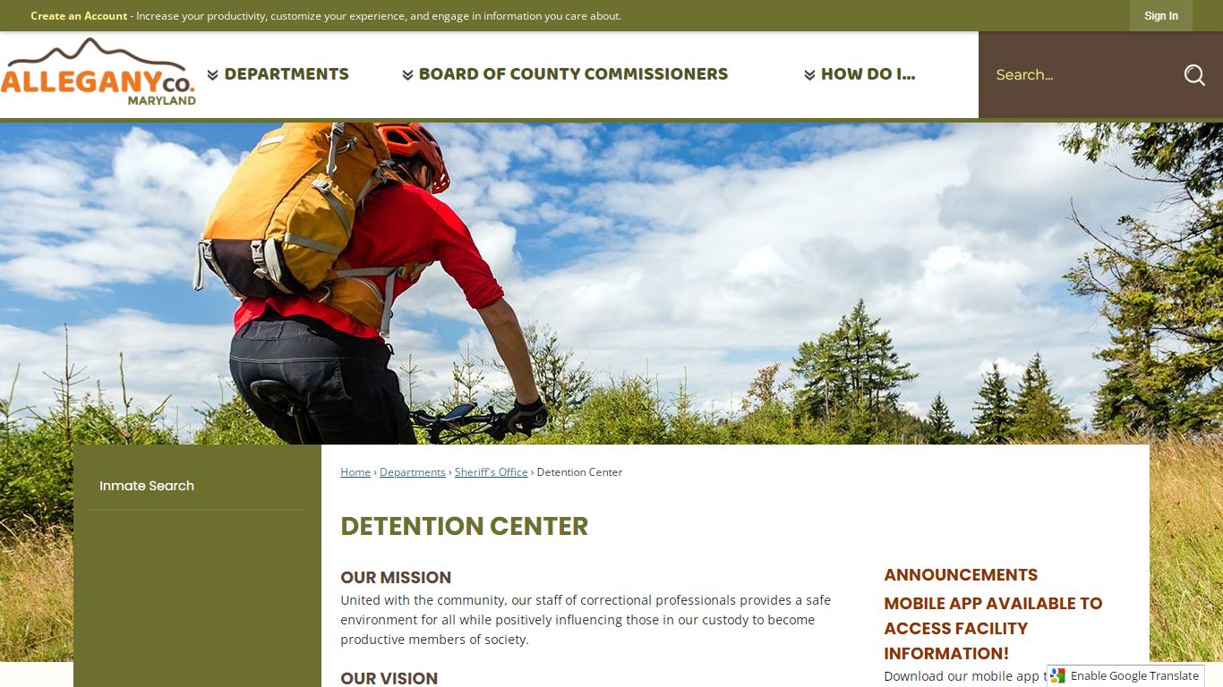 Detention Center | Allegany County, MD